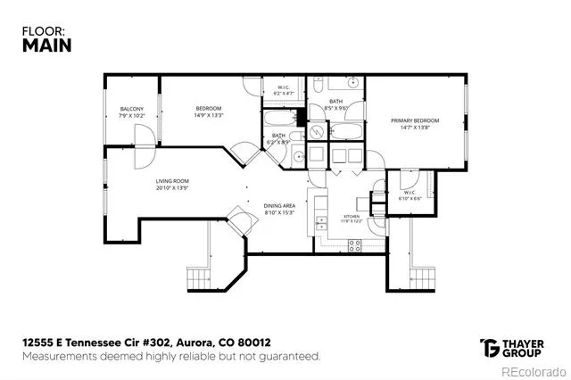 12555 E Tennessee Circle #302 Aurora, CO 80012