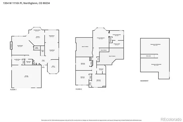 1354 W 111th Place Northglenn, CO 80234