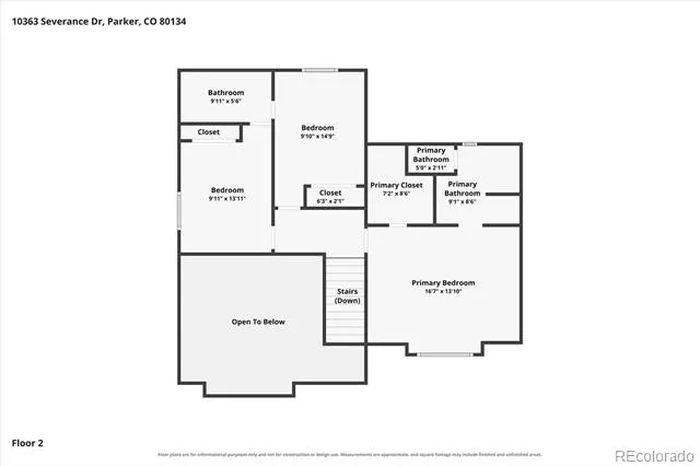 10363 Severance Drive Parker, CO 80134