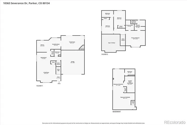 10363 Severance Drive Parker, CO 80134