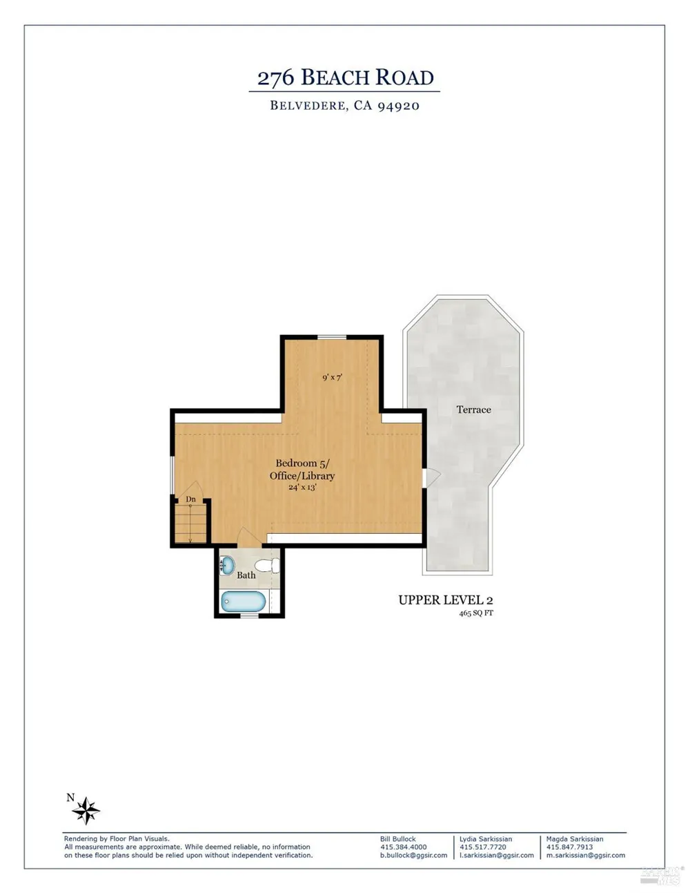 276 Beach Road Belvedere, CA 94920