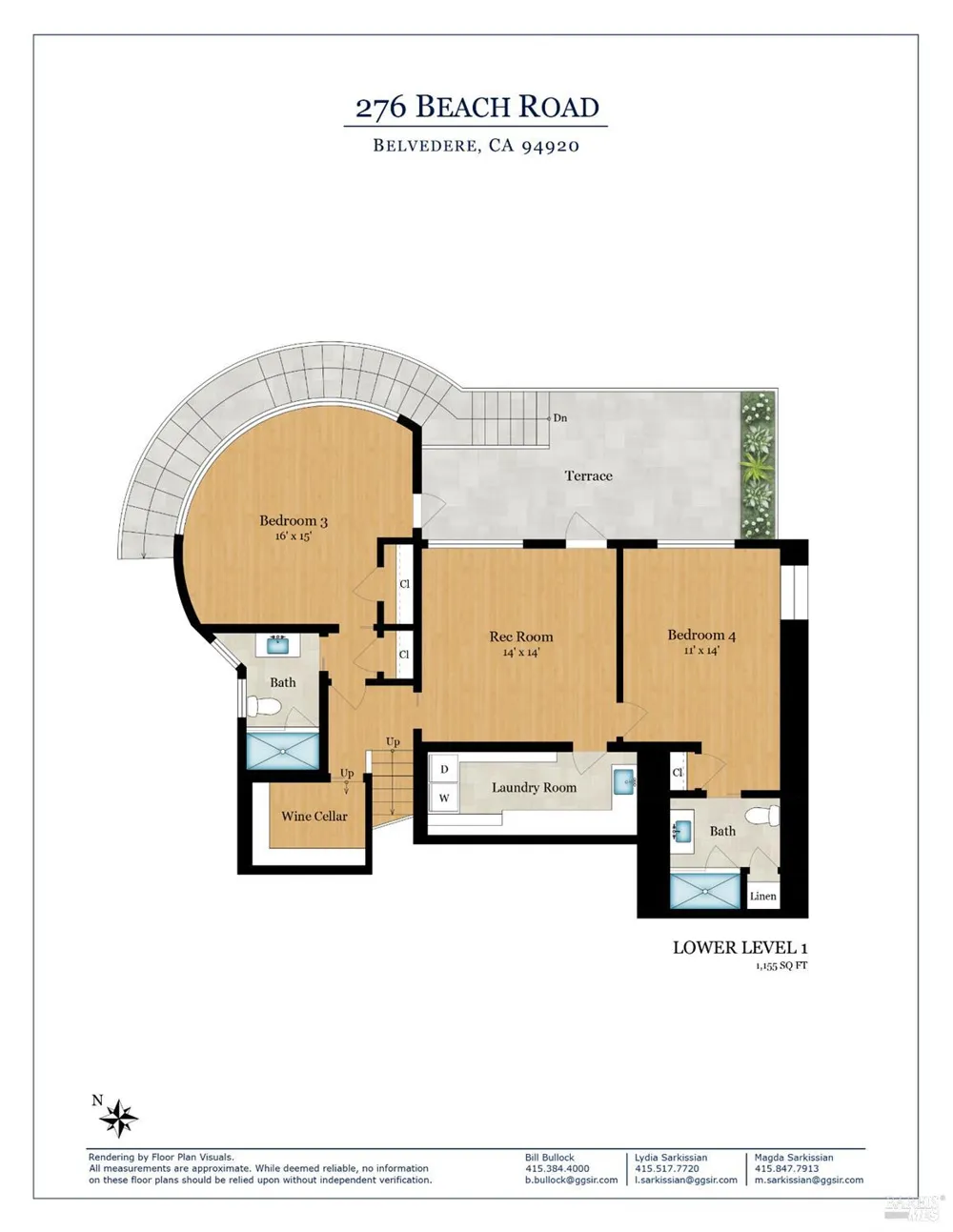 276 Beach Road Belvedere, CA 94920