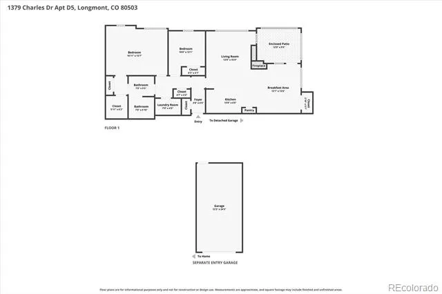 1379 Charles Drive #D5 Longmont, CO 80503