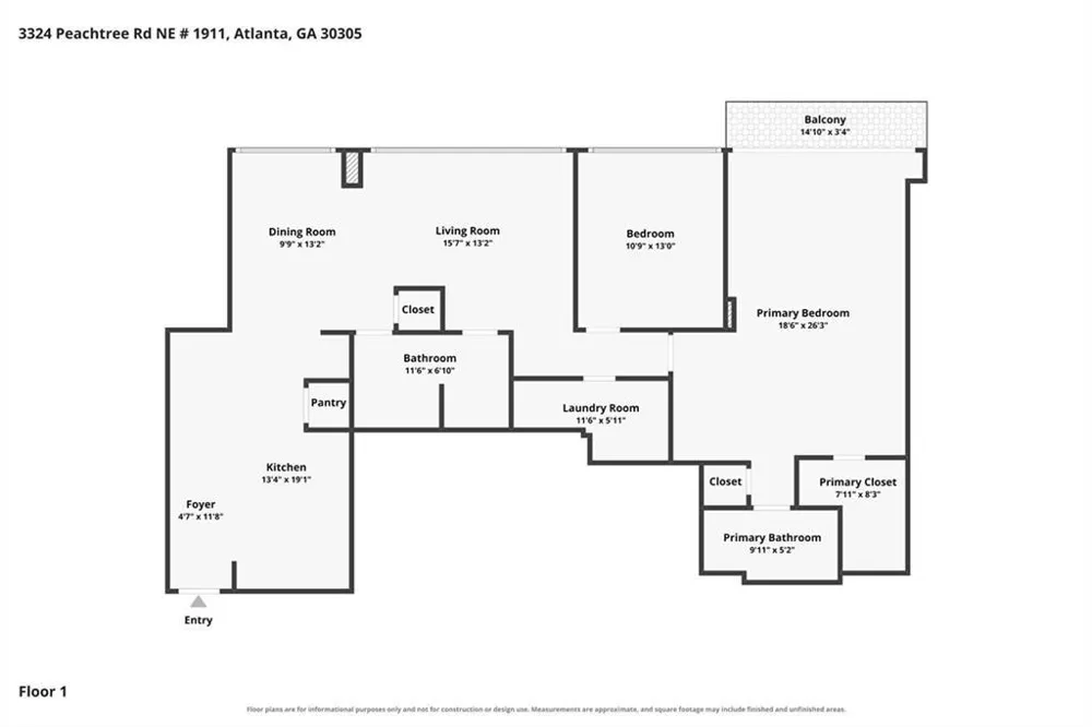 3324 Peachtree Road NE #1911 Atlanta, GA 30326