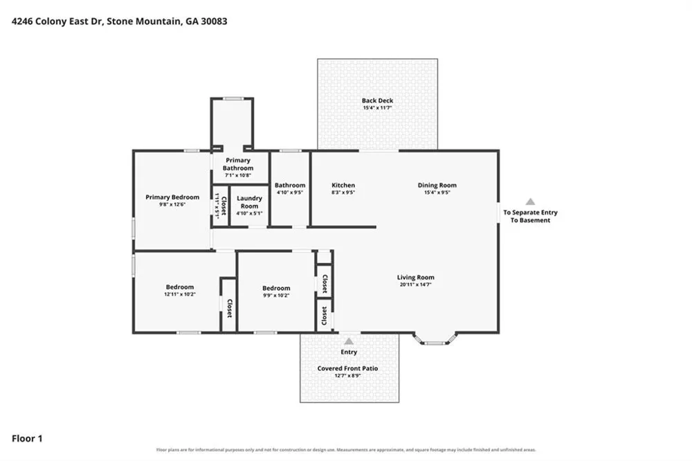 4246 Colony East Drive Stone Mountain, GA 30083