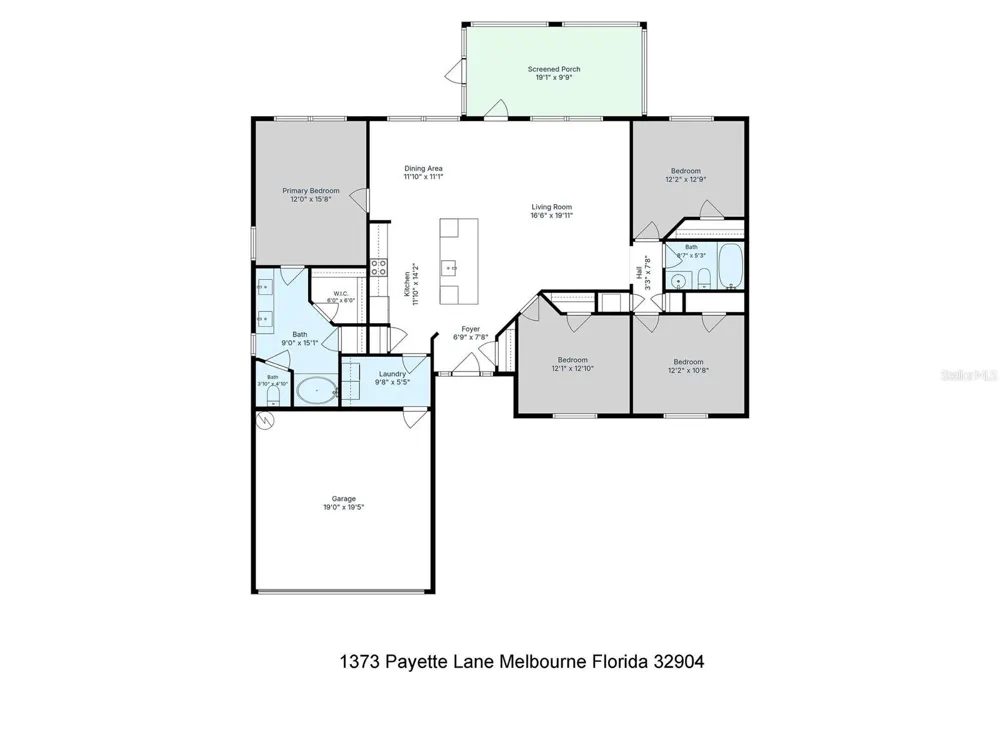 1373 PAYETTE LANE West Melbourne, FL 32904