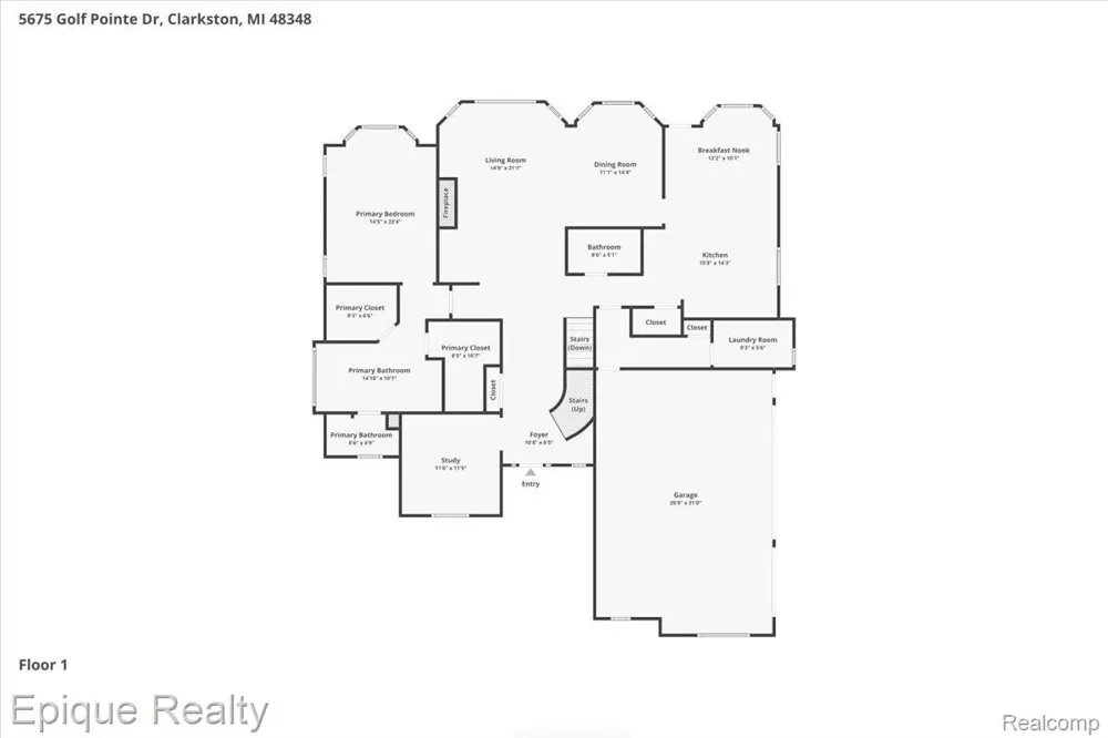 5675 Golf Pointe Drive Clarkston City, MI 48348