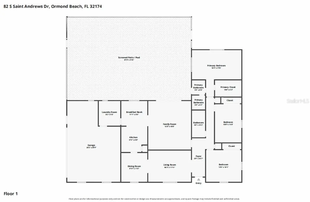 82 S ST ANDREWS DRIVE Ormond Beach, FL 32174