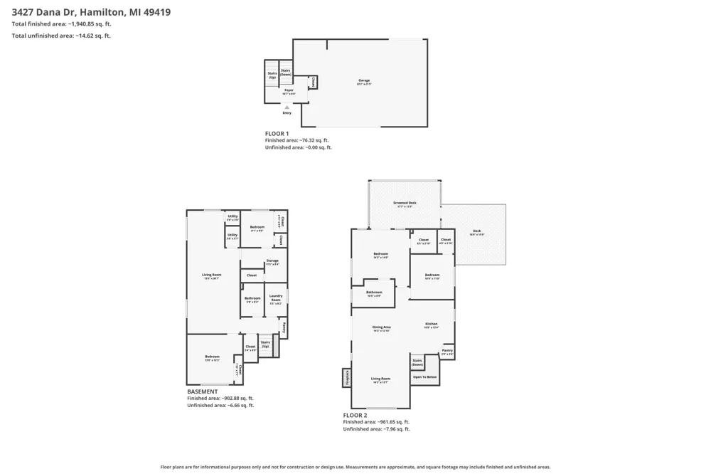 3427 Dana Drive Hamilton, MI 49419