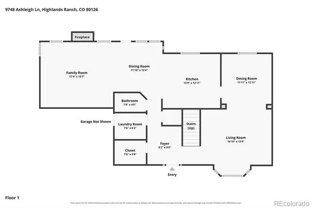 9748 S Ashleigh Lane Highlands Ranch, CO 80126