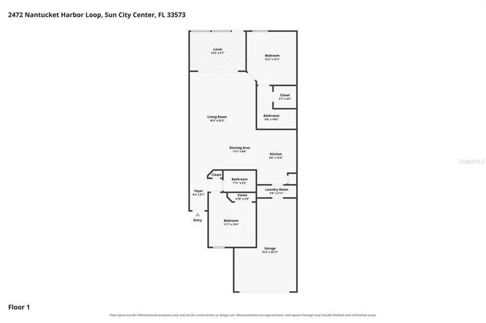 2472 NANTUCKET HARBOR LOOP Sun City Center, FL 33573