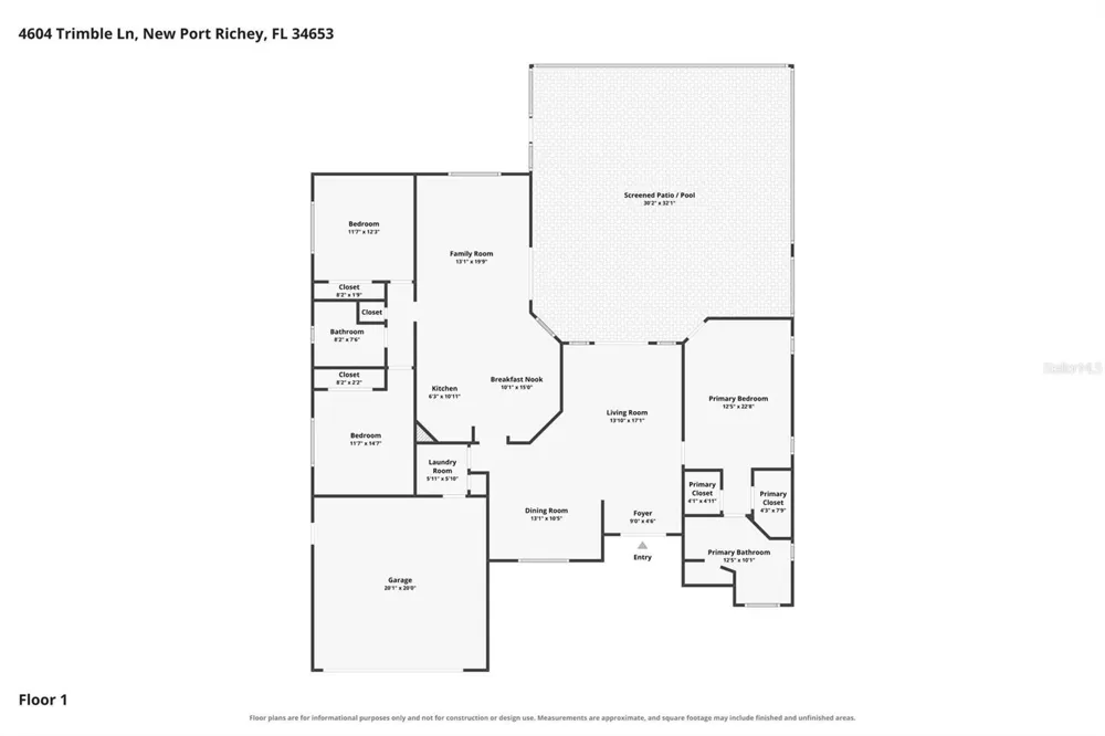 4604 TRIMBLE LANE New Port Richey, FL 34653