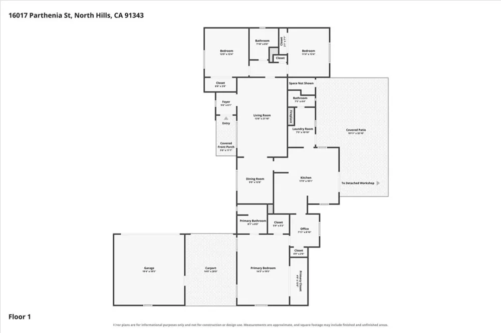 16017 Parthenia North Hills, CA 91343