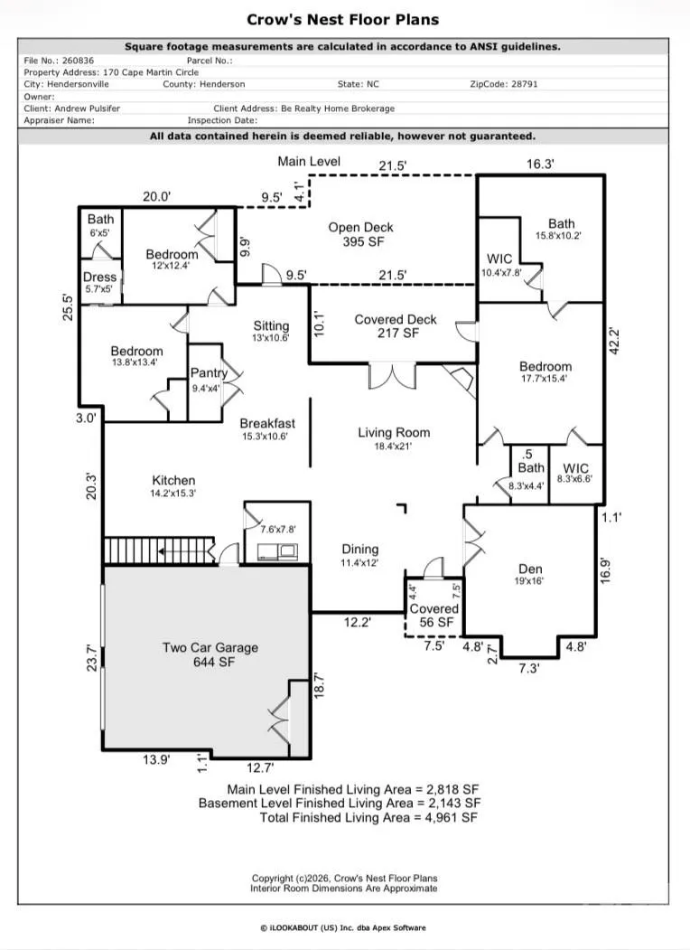 170 Cape Martin Circle Hendersonville, NC 28791