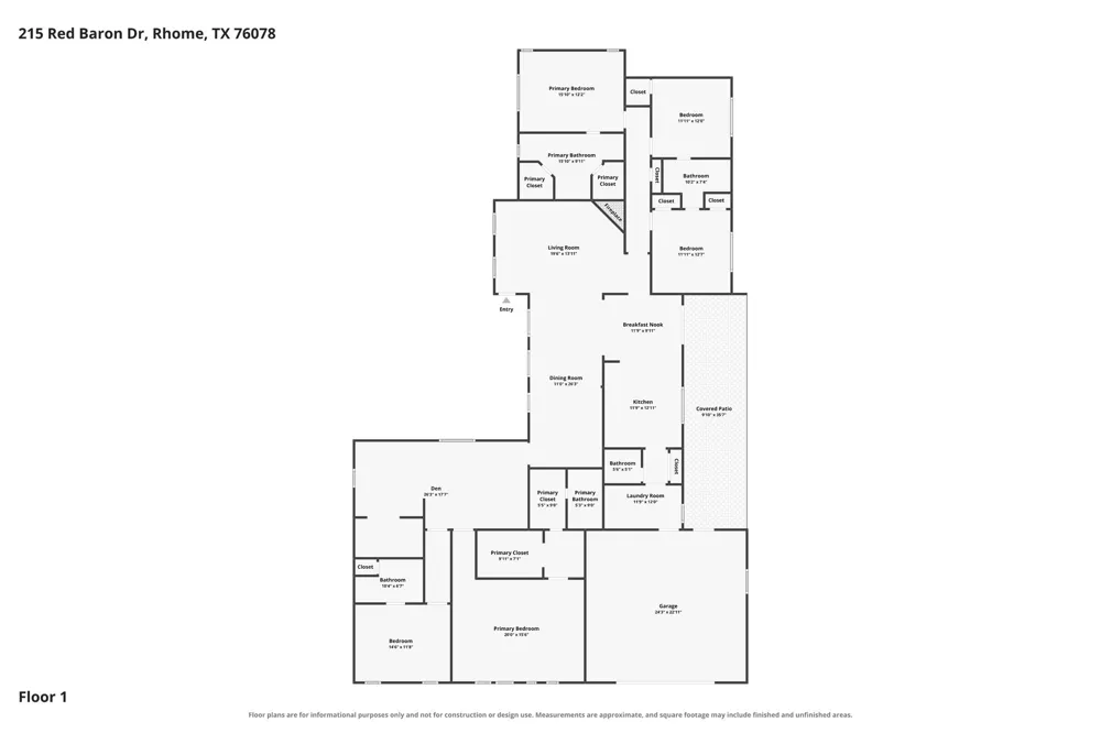 215 Red Baron Drive Rhome, TX 76078