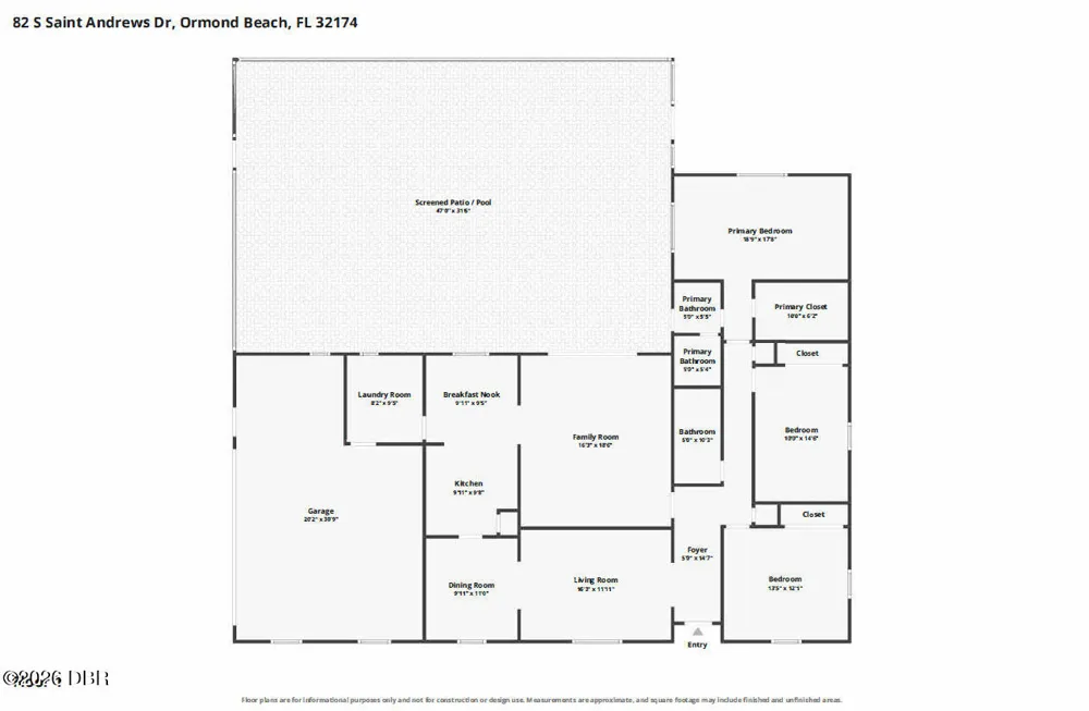 82 S St Andrews Drive Ormond Beach, FL 32174