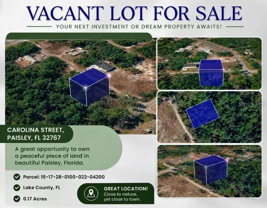 CAROLINA STREET Paisley, FL 32767