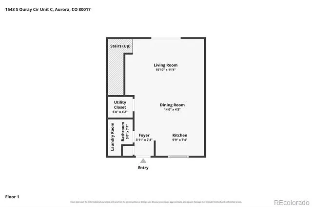 1543 S Ouray Circle #C Aurora, CO 80017
