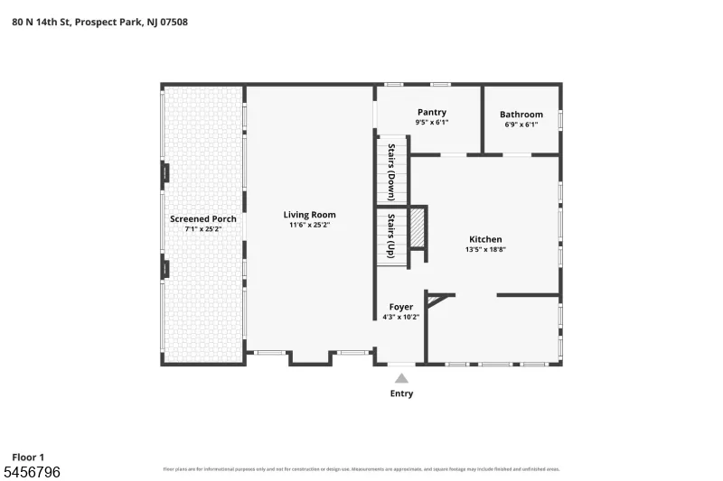 80 N 14Th St Prospect Park, NJ 07508
