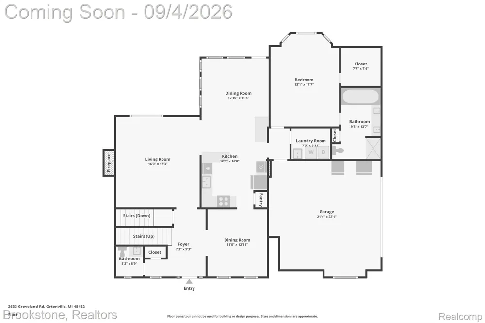 2633 Groveland Road Groveland Township, MI 48462
