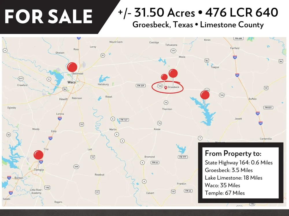 476 LCR 640 Groesbeck, TX 76642