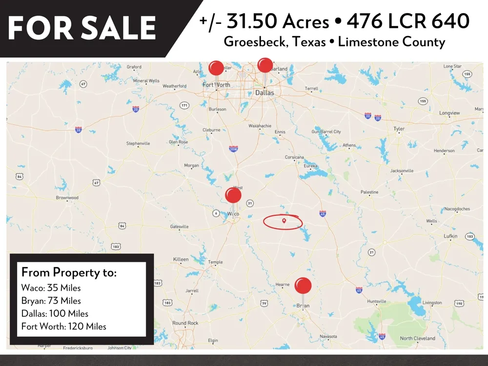 476 LCR 640 Groesbeck, TX 76642
