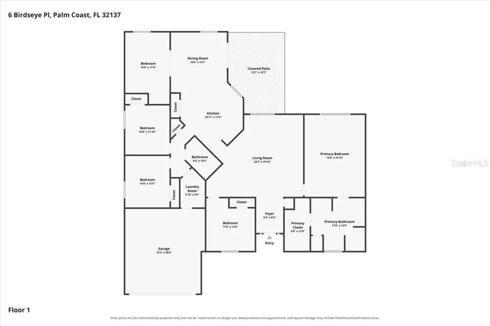 6 BIRDSEYE PLACE Palm Coast, FL 32137