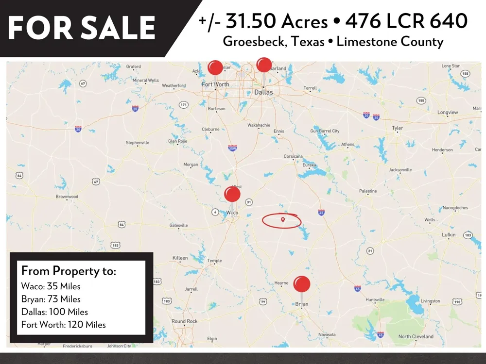 476 Lcr 640 Groesbeck, TX 76642