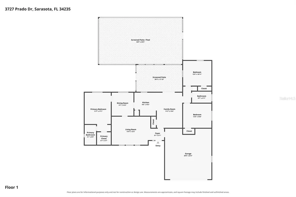 3727 PRADO DRIVE Sarasota, FL 34235