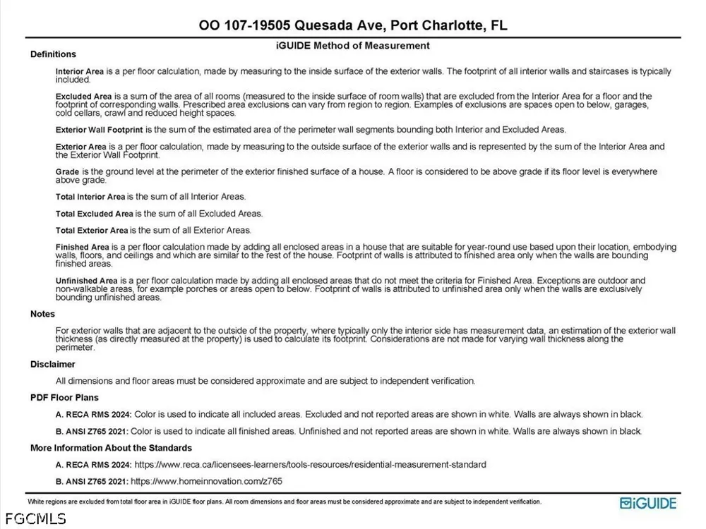 Quesada Avenue #OO-0107 Port Charlotte, FL 33948