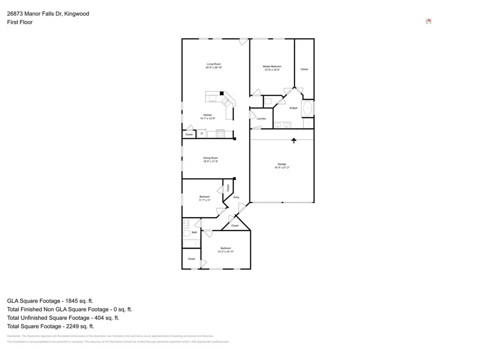 26873 Manor Falls Drive Kingwood, TX 77339