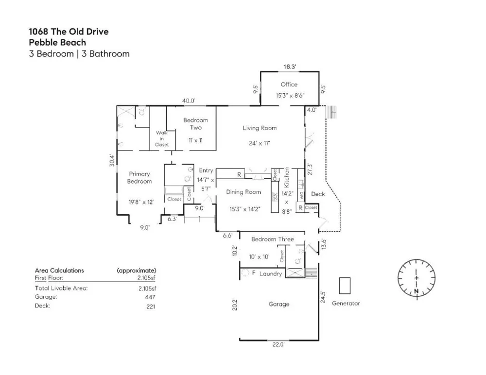 1068 The Old Drive Pebble Beach, CA 93953
