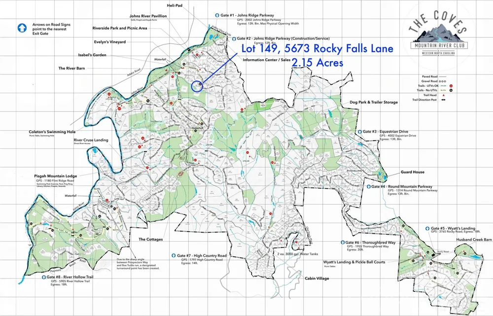 2.15 acres, Lot 149, 5673 Rocky Falls Lane #149 Lenoir, NC 28645