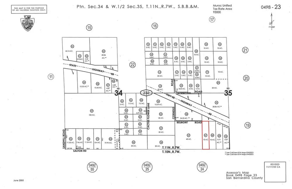 No Address Avaiable Boron, CA 93516