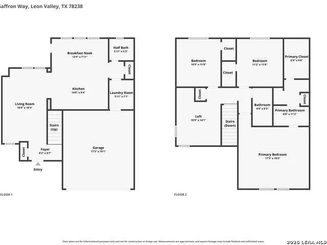 5512 Saffron Way Leon Valley, TX 78238