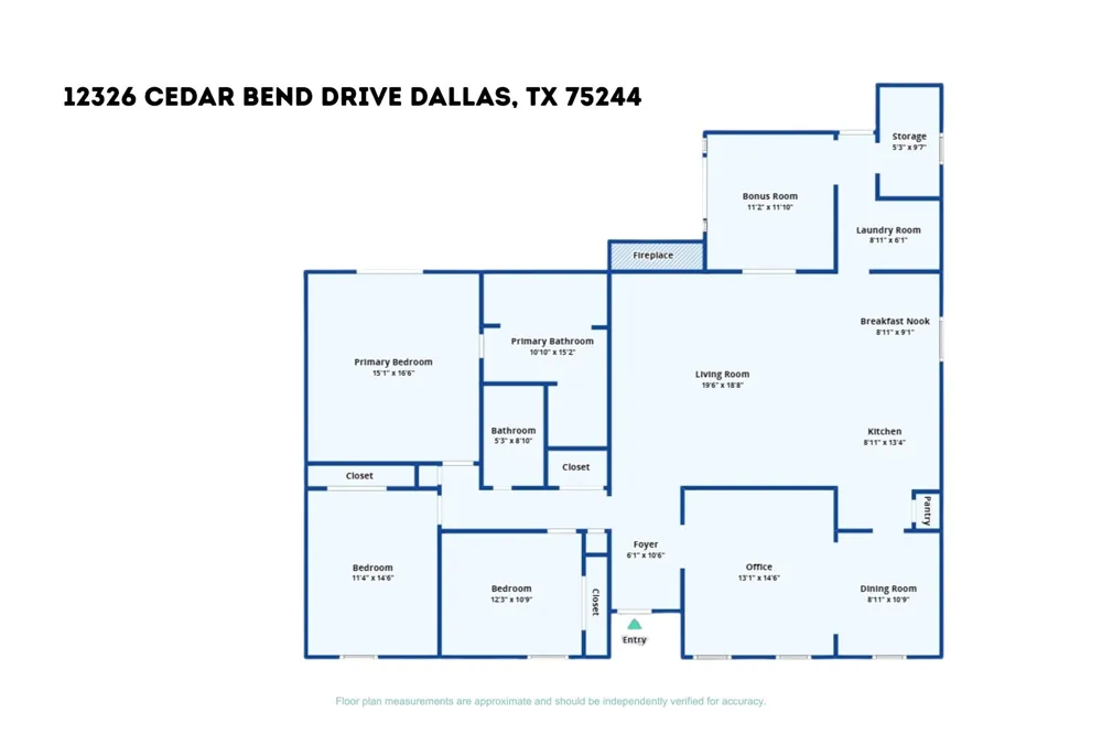 12326 Cedar Bend Drive Dallas, TX 75244