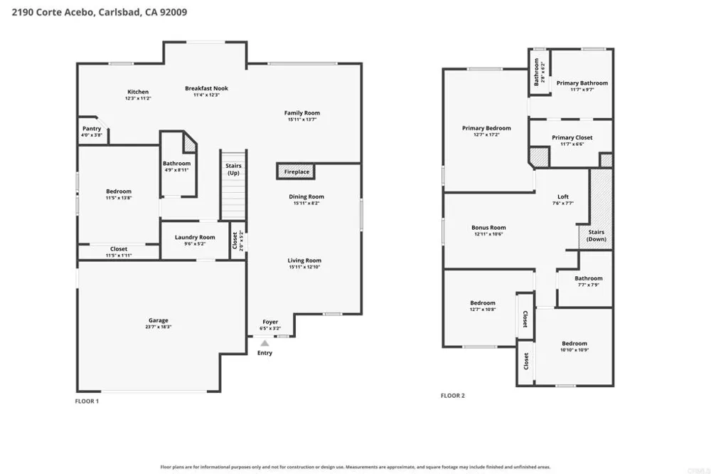 2190 Corte Acebo Carlsbad, CA 92009