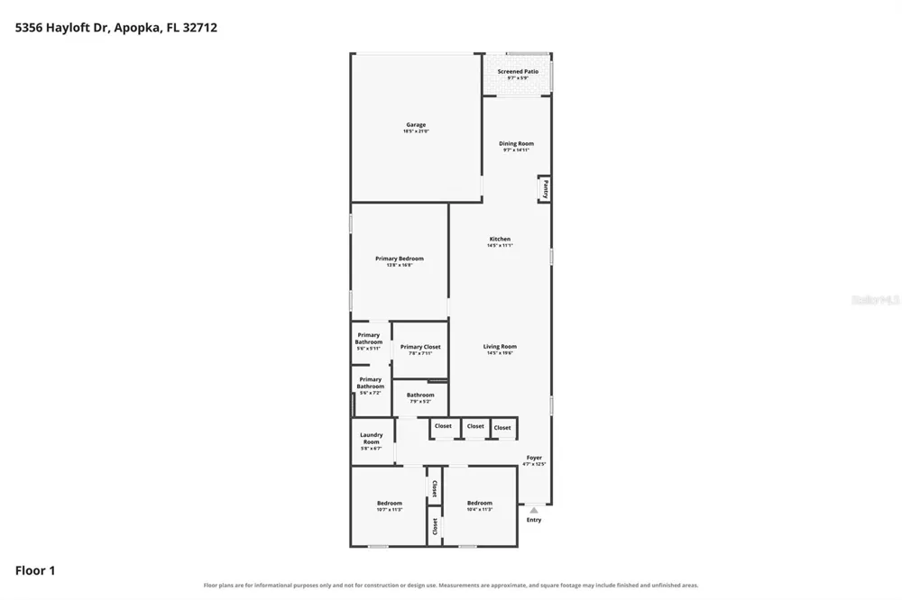 5356 HAYLOFT DRIVE Apopka, FL 32712