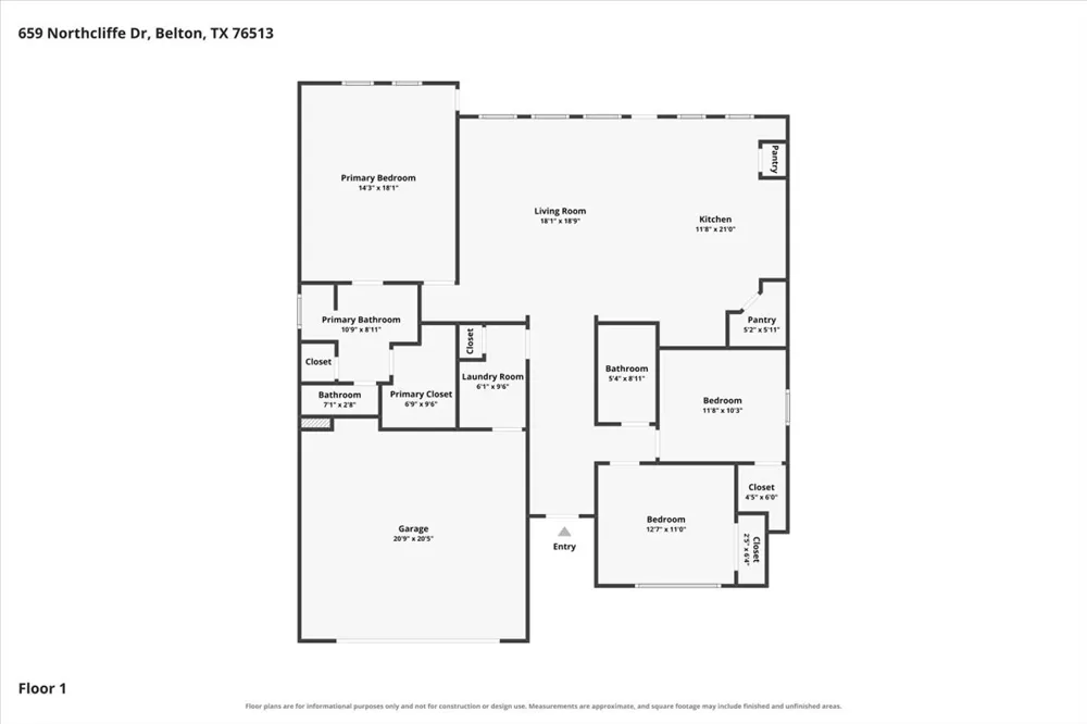 659 Northcliffe Drive Belton, TX 76513