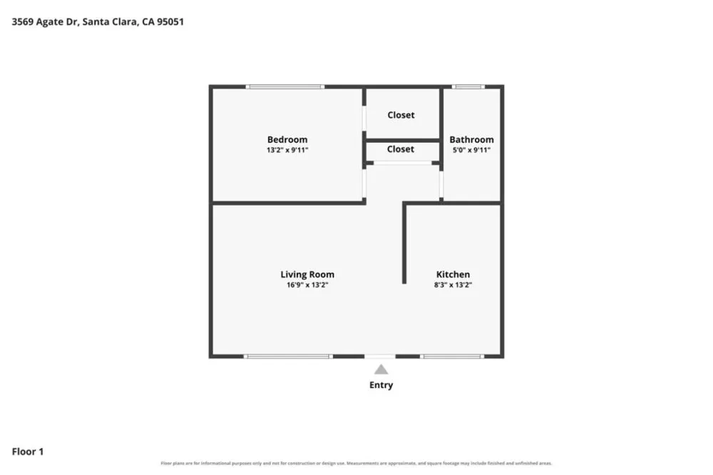 3569 Agate Dr #9 Santa Clara, CA 95051