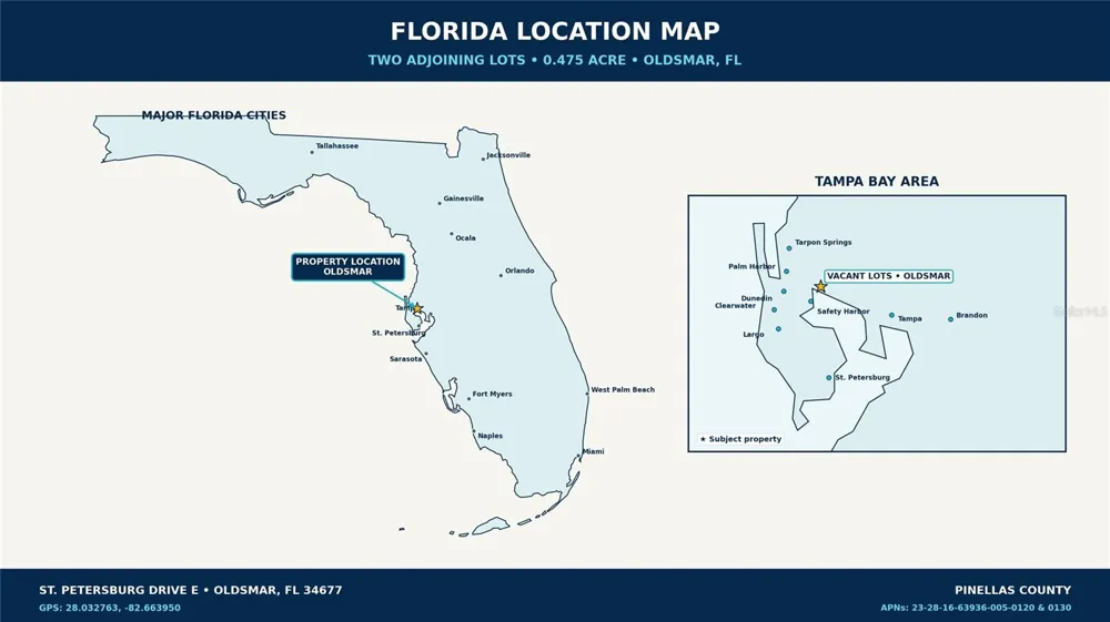 ST PETERSBURG DRIVE Oldsmar, FL 34677