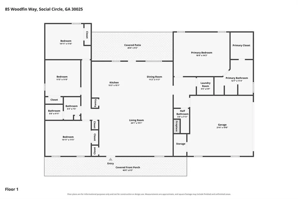 85 Woodfin Way Social Circle, GA 30025