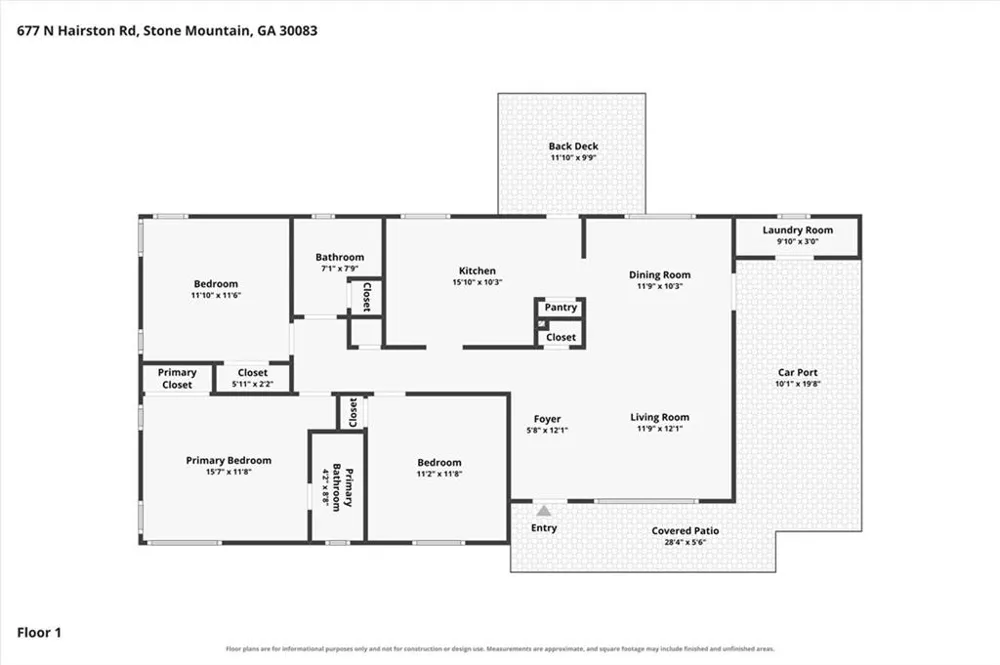 677 Hairston Road Stone Mountain, GA 30083