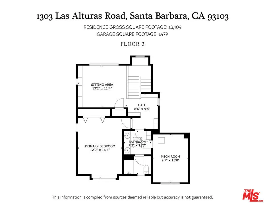 1303 Las Alturas Road Santa Barbara, CA 93103
