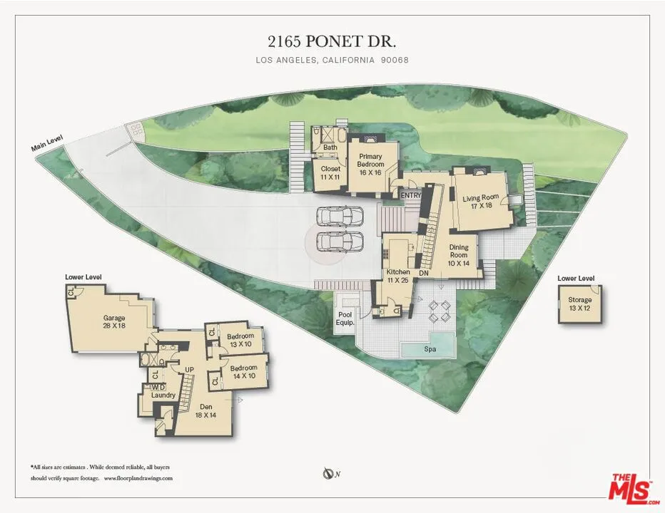 2165 Ponet Drive Los Angeles, CA 90068