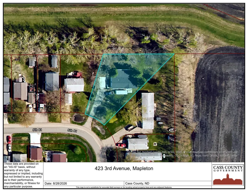 423 3rd Avenue Mapleton, ND 58059