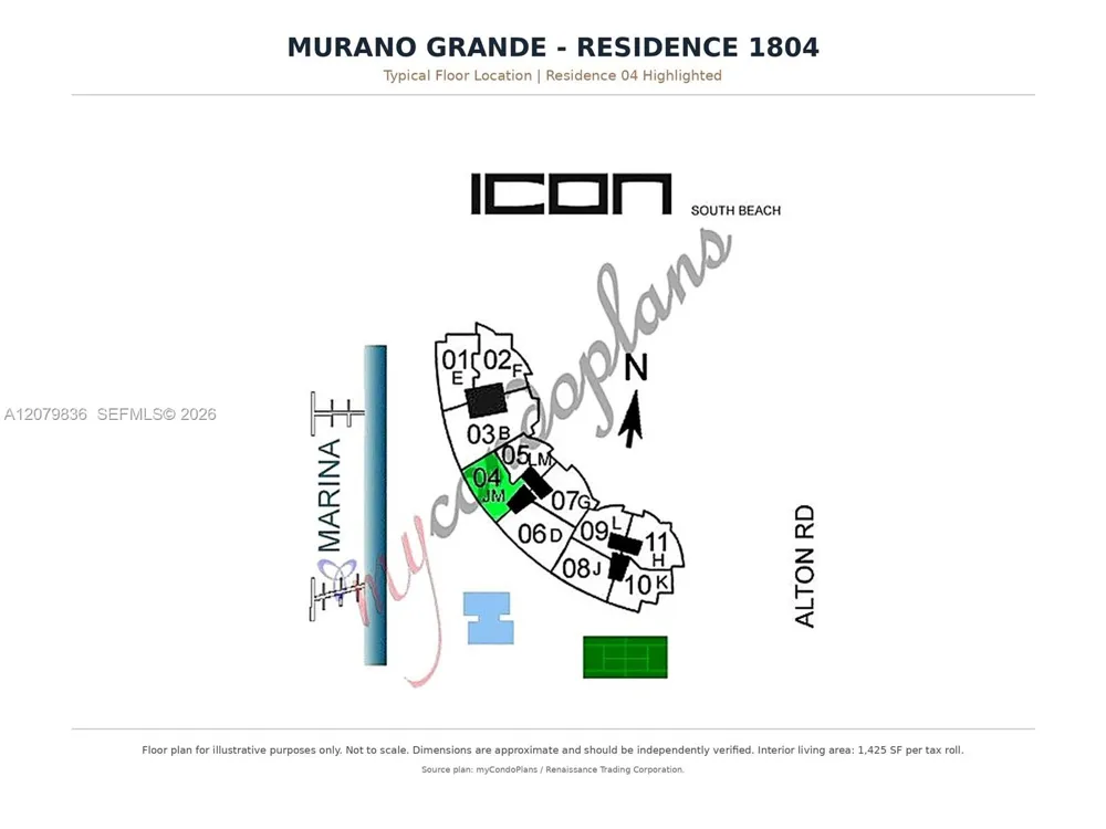 400 Alton Rd #1804 Miami Beach, FL 33139