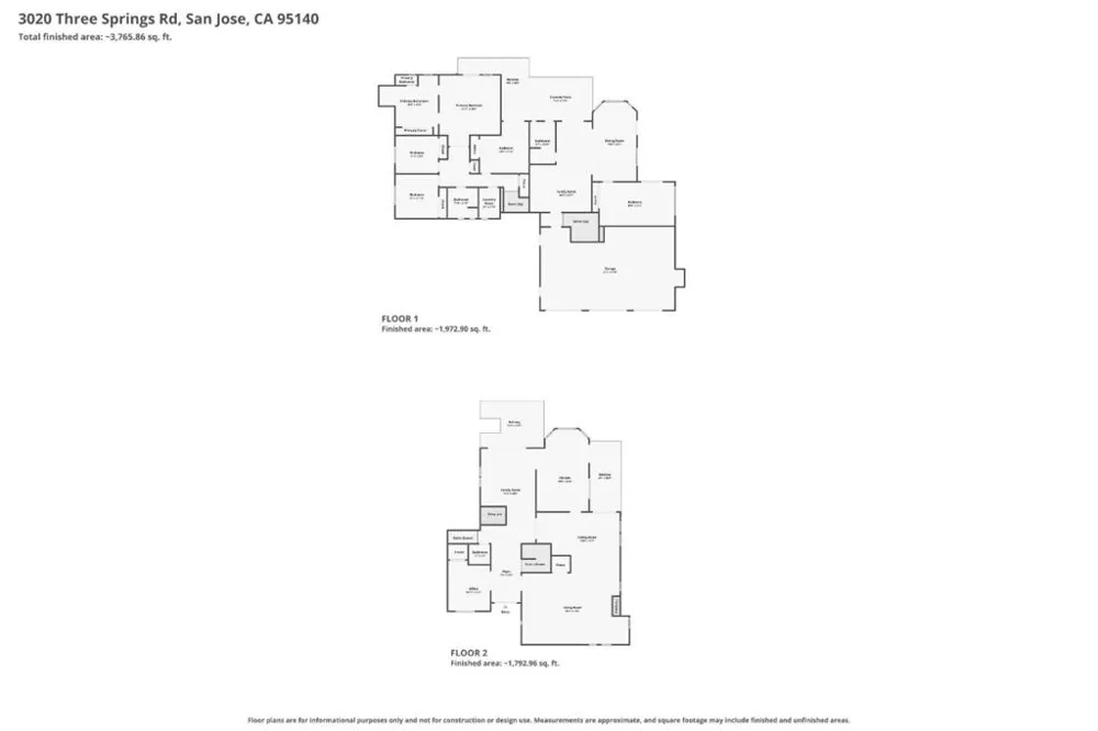 3020 Three Springs Road San Jose, CA 95140