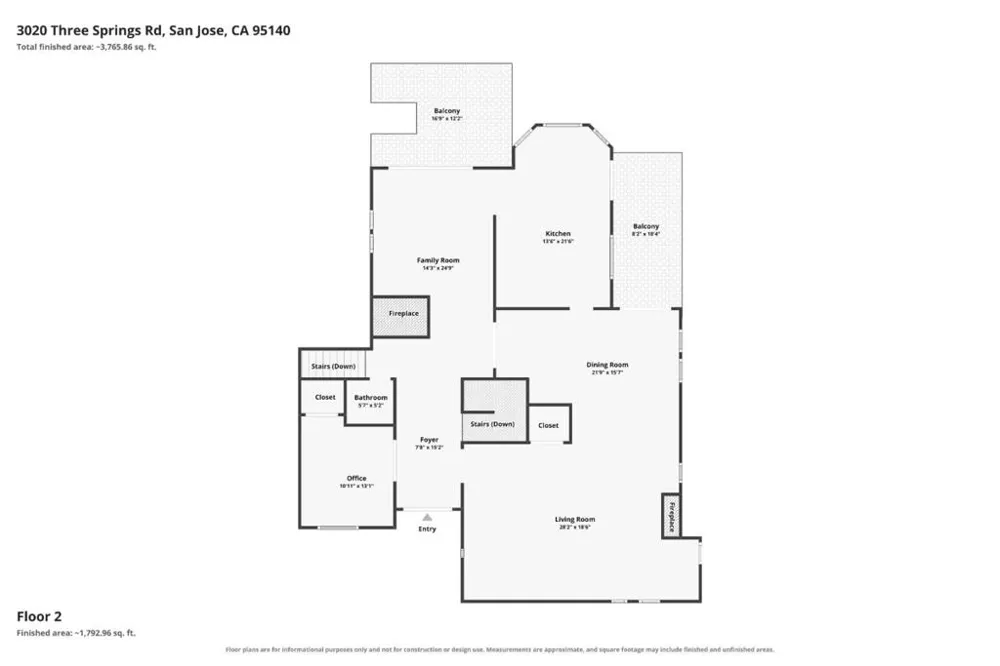 3020 Three Springs Road San Jose, CA 95140