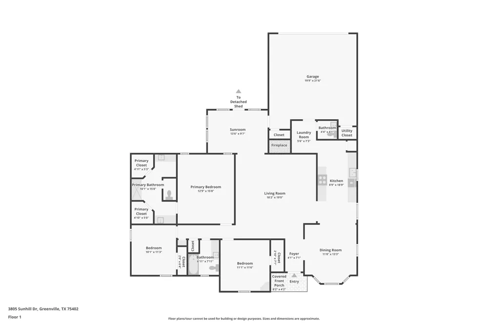 3805 Sunhill Drive Greenville, TX 75402